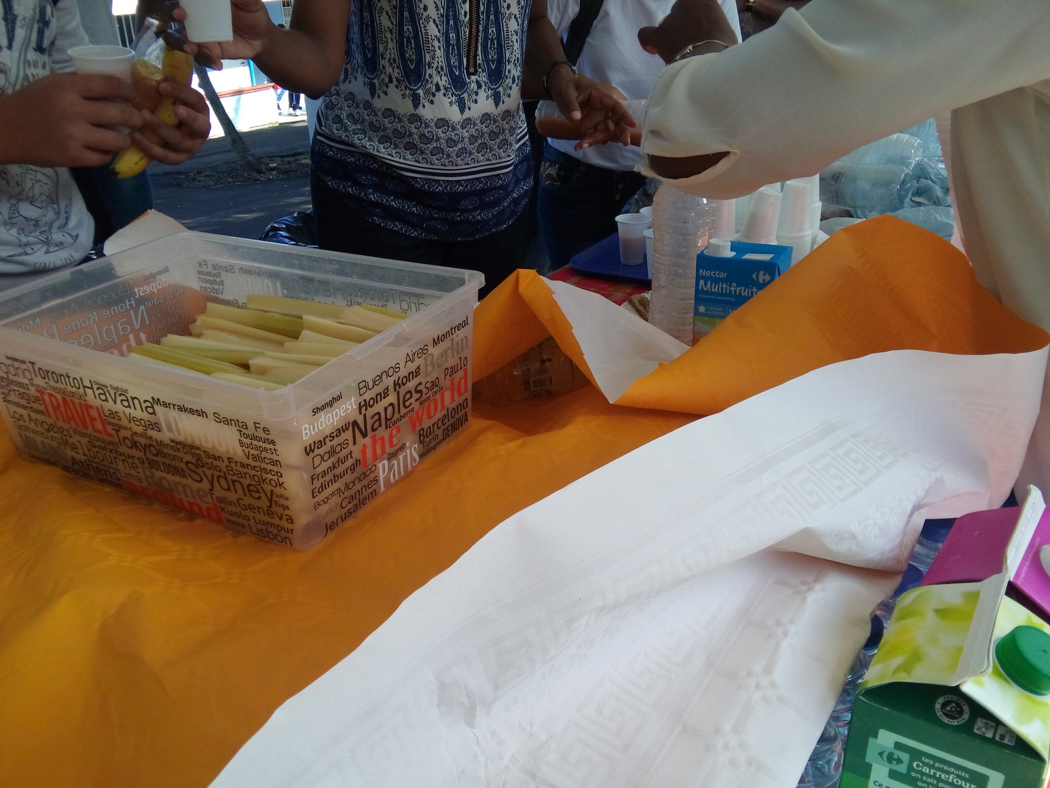 partage de canne à sucre